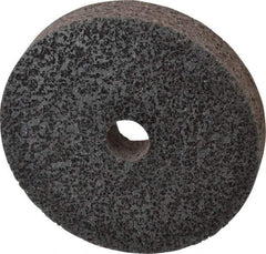 Brite Star - 6" Diam, 1" Face Width, 1" Center Hole, Medium Grade, Aluminum Oxide Deburring Wheel - Unitized, Soft Density 2 Grade, 5,000 RPM - Eagle Tool & Supply