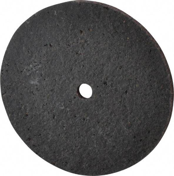Brite Star - 3" Diam, 1/8" Face Width, 1/4" Center Hole, Medium Grade, Aluminum Oxide Deburring Wheel - Unitized, Hard Density 7 Grade, 15,100 RPM - Eagle Tool & Supply