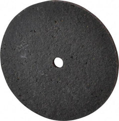 Brite Star - 3" Diam, 1/8" Face Width, 1/4" Center Hole, Medium Grade, Aluminum Oxide Deburring Wheel - Unitized, Hard Density 7 Grade, 15,100 RPM - Eagle Tool & Supply