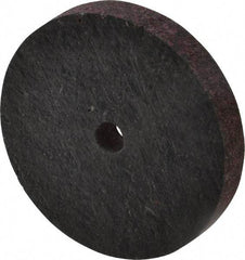 Brite Star - 2" Diam, 1/4" Face Width, 1/4" Center Hole, Medium Grade, Aluminum Oxide Deburring Wheel - Unitized, Hard Density 7 Grade, 22,100 RPM - Eagle Tool & Supply