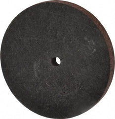 Brite Star - 3" Diam, 1/4" Face Width, 1/4" Center Hole, Medium Grade, Aluminum Oxide Deburring Wheel - Unitized, Hard Density 7 Grade, 15,100 RPM - Eagle Tool & Supply