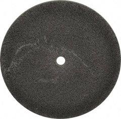Brite Star - 6" Diam, 1/4" Face Width, 1/2" Center Hole, Fine Grade, Silicon Carbide Deburring Wheel - Unitized, Soft Density 2 Grade, 5,000 RPM - Eagle Tool & Supply