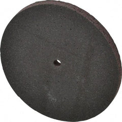 Brite Star - 4" Diam, 1/4" Face Width, 1/4" Center Hole, Medium Grade, Aluminum Oxide Deburring Wheel - Unitized, Hard Density 7 Grade, 12,100 RPM - Eagle Tool & Supply