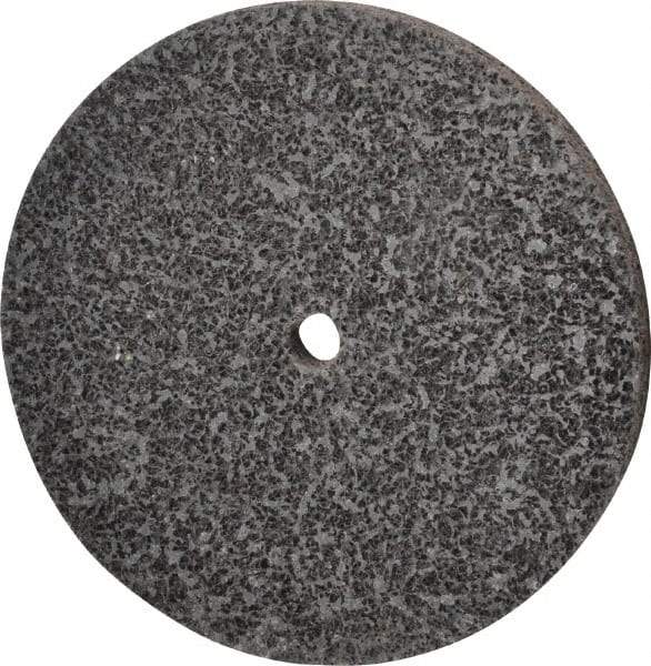 Brite Star - 6" Diam, 1/2" Face Width, 1/2" Center Hole, Medium Grade, Aluminum Oxide Deburring Wheel - Unitized, Soft Density 2 Grade, 5,000 RPM - Eagle Tool & Supply