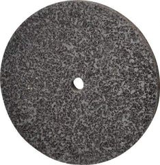 Brite Star - 6" Diam, 1/2" Face Width, 1/2" Center Hole, Medium Grade, Aluminum Oxide Deburring Wheel - Unitized, Soft Density 2 Grade, 5,000 RPM - Eagle Tool & Supply