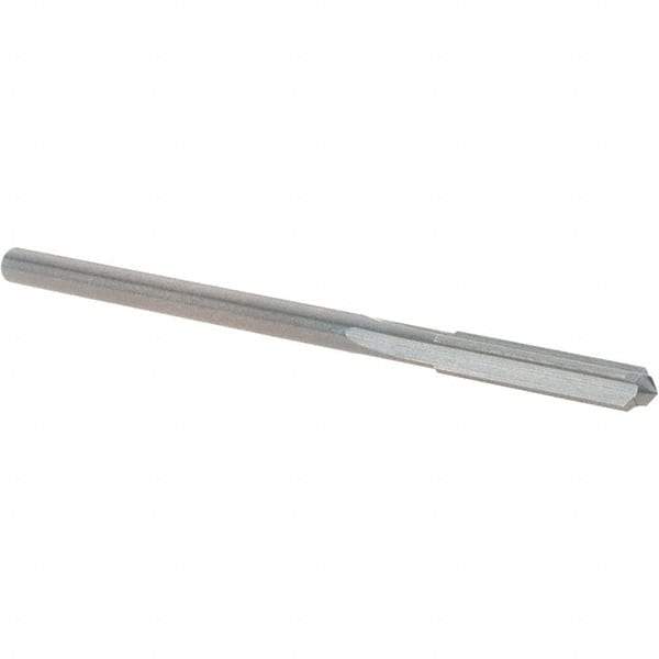 OSG - 3.2mm Solid Carbide Chucking Reamer - Straight Flute, Straight Shank, 16mm Flute Length, 57mm OAL - Eagle Tool & Supply