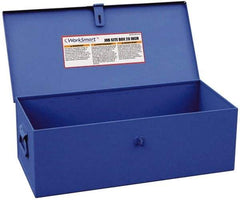 Value Collection - 28-5/16" Wide x 12-3/8" Deep x 11-1/8" High Job Site Welder's Box - Steel, Blue - Eagle Tool & Supply