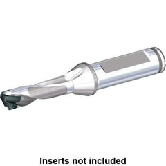 Kennametal - 9.53 to 9.99mm Diam, 5xD, 50.04mm Max Depth, 12.7mm Shank Diam, 2.53" Flute, 114.81mm OAL, Replaceable Tip Drill - I Seat Size, KTIP Toolholder, Series KenTIP - Eagle Tool & Supply