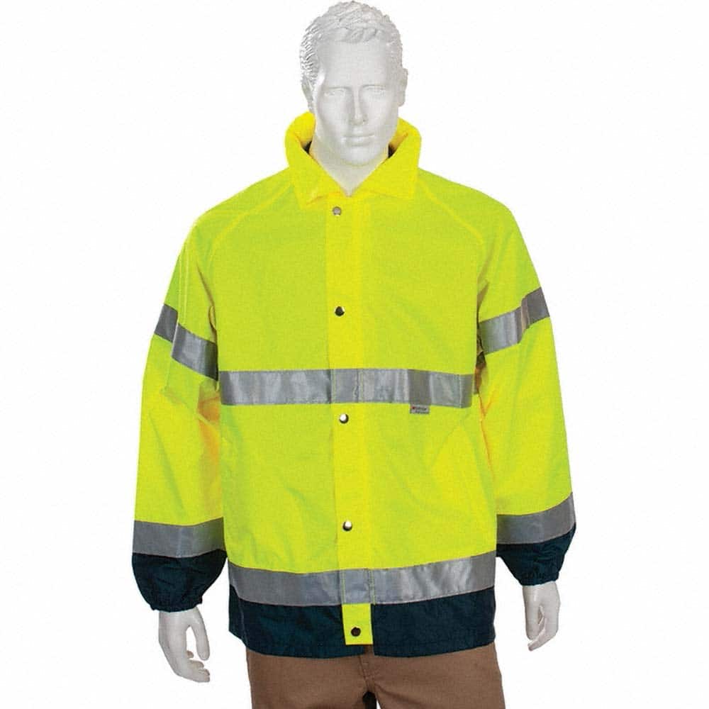 OccuNomix - Jackets & Coats Garment Style: Jacket Garment Type: Breathable; Hi-Visibility; Waterproof - Eagle Tool & Supply
