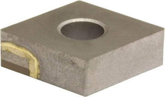 Sumitomo - CNMA432 Grade BN250 PCBN Turning Insert - Uncoated, 80° Diamond, 1/2" Inscr Circle, 3/16" Thick, 1/32" Corner Radius - Eagle Tool & Supply