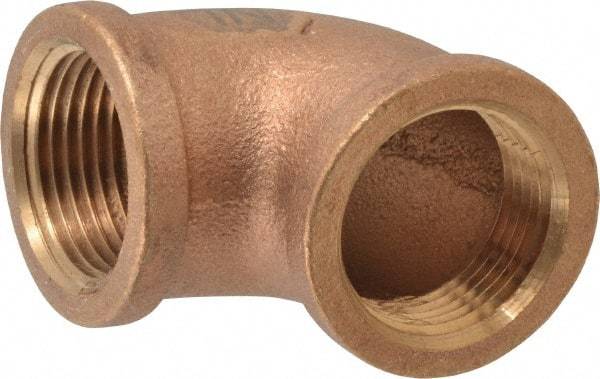 Legend Valve - Class 125, 1" Internal Pipe, Bronze 90° Elbow - FNPT x MNPT - Eagle Tool & Supply