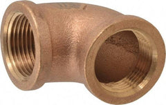 Legend Valve - Class 125, 1" Internal Pipe, Bronze 90° Elbow - FNPT x MNPT - Eagle Tool & Supply