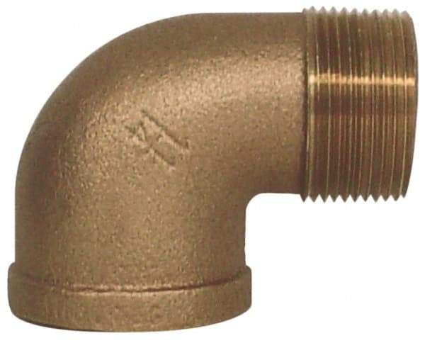 Legend Valve - Class 125, 3/4" Internal Pipe, Bronze 90° Street Elbow - FNPT x MNPT - Eagle Tool & Supply