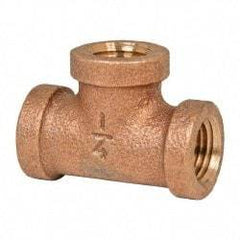Legend Valve - Class 125, 1/4" Internal Pipe, Bronze Tee - FNPT - Eagle Tool & Supply