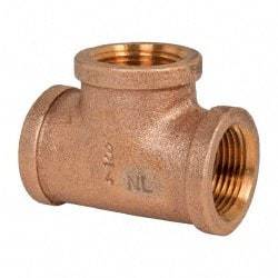 Legend Valve - Class 125, 3/4" Internal Pipe, Bronze Tee - FNPT x FNPT - Eagle Tool & Supply