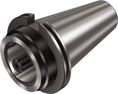 Sandvik Coromant - C10 System Size, CAT60 Taper, Modular Tool Holding System Adapter - 1.9685" Projection, 3-15/16" Body Diam, 8.3425" OAL, Through Coolant - Exact Industrial Supply