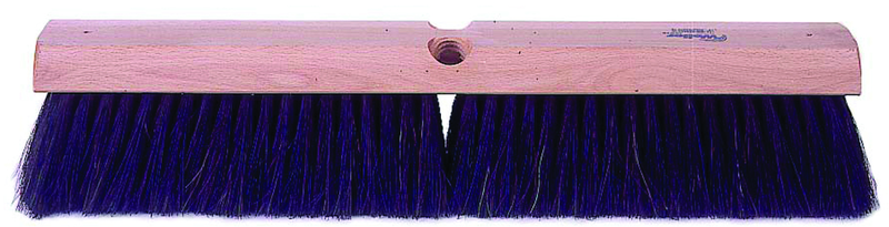 24" - Black Fine Sweeping Broom Without Handle - Eagle Tool & Supply