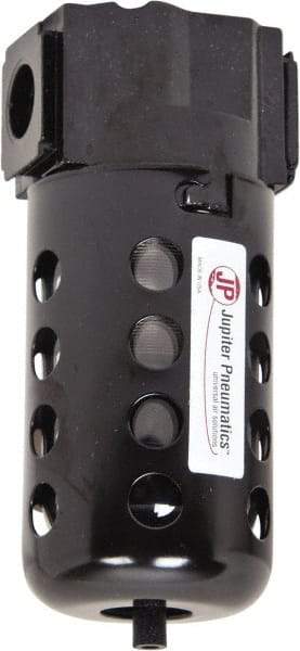 PRO-SOURCE - Filter Automatic Drop Leg Drain with Poly Bowl - 6-1/2" High x 2-3/4" Wide, For Use with Compressed Air Systems - Eagle Tool & Supply