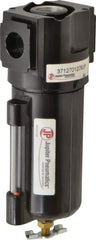 PRO-SOURCE - Filter Manual Drop Leg Drain with Metal Bowl - 6-1/2" High x 2-3/4" Wide, For Use with Compressed Air Systems - Eagle Tool & Supply