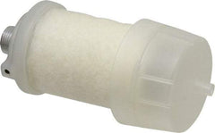 PRO-SOURCE - 3/8 Male NPT, 1" Hex, 4-3/4" OAL, Reclassifier/Muffler - 300 Max psi, 160 CFM, Aluminum - Eagle Tool & Supply
