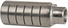 PRO-SOURCE - 3/8 Male NPT, 1" Hex, 3-1/4" OAL, Muffler - 300 Max psi, 40 CFM, Aluminum - Eagle Tool & Supply