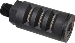 PRO-SOURCE - 1/8 Male NPT, 5/8" Hex, 2-7/64" OAL, Muffler - 150 Max psi, Glass Filled Nylon - Eagle Tool & Supply