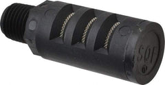 PRO-SOURCE - 1/4 Male NPT, 5/8" Hex, 2-15/64" OAL, Muffler - 150 Max psi, Glass Filled Nylon - Eagle Tool & Supply