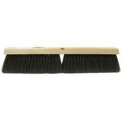 18″ Fine Sweep Floor Brush, Black Horsehair and Polypropylene Fill - Eagle Tool & Supply