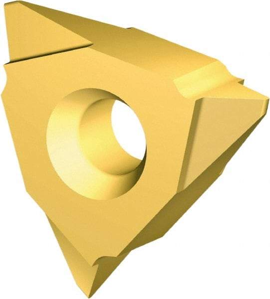 Vargus - 5VER27 ABUT Grade VKX External On Edge Threading Insert - TiN Finish, 4" External TPI, 5/8" Inscribed Circle, Right Hand Cut - Eagle Tool & Supply