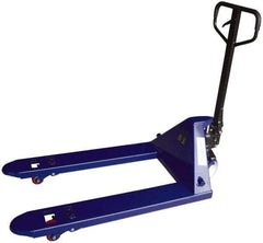 Value Collection - 5,500 Lb Capacity, 7-1/2" Lift Economy Pallet Truck - 3" Min Lift Height, 42" Fork Length x 27" Fork Width, 27" Overall Width - Eagle Tool & Supply
