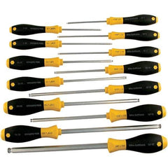 Wiha - 13 Piece Ball Hex Screwdriver Set - Comes in Box - Eagle Tool & Supply