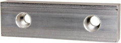 Gibraltar - 8" Wide x 2-1/2" High x 1-1/4" Thick, Flat/No Step Vise Jaw - Soft, Aluminum, Fixed Jaw, Compatible with 8" Vises - Eagle Tool & Supply