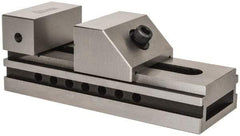 Gibraltar - 3-1/2" Jaw Width, 5" Jaw Opening Capacity, 1-3/4" Jaw Height, Toolmaker's Vise - Flat Jaw, 0.0002" Parallelism, 0.0003" Squareness, 9-1/4" OAL x 3-11/32" OAH - Eagle Tool & Supply