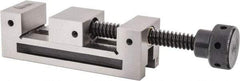 Gibraltar - 1-31/32" Jaw Width, 2-1/2" Jaw Opening Capacity, 1" Jaw Height, Toolmaker's Vise - Flat Jaw, 0.0002" Parallelism, 0.0002" Squareness, 6" OAL x 2.11" OAH - Eagle Tool & Supply