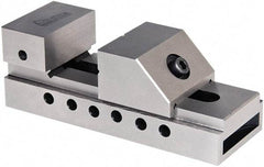 Gibraltar - 2" Jaw Width, 2-3/8" Jaw Opening Capacity, 2-9/16" Jaw Height, Toolmaker's Vise - Flat Jaw, 0.00012" Parallelism, 0.0002" Squareness, 5-1/2" OAL x 1-31/32" OAH - Eagle Tool & Supply