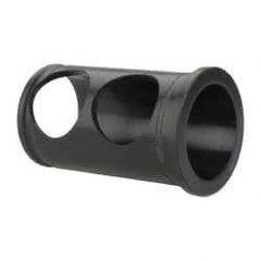 Interstate - 1-1/4" ID, 1-1/2" OD, 2-1/2" Length Under Head, Type J Lathe Tool Holder Bushing - 3/16" Head Thickness - Exact Industrial Supply