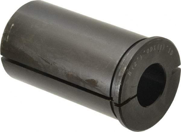 Interstate - 1" ID, 2" OD, 3-1/2" Length Under Head, Type B Lathe Tool Holder Bushing - Type B, 0.295 Inch Thick Head - Exact Industrial Supply