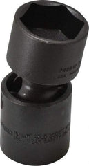 Proto - 1/2" Drive 1-1/16" Standard Universal Impact Socket - 6 Points, 3" OAL - Eagle Tool & Supply
