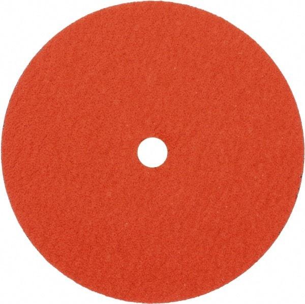 Norton - 9-1/8" Diam 7/8" Hole 24 Grit Fiber Disc - Ceramic, Series R980P - Eagle Tool & Supply