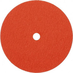 Norton - 9-1/8" Diam 7/8" Hole 24 Grit Fiber Disc - Ceramic, Series R980P - Eagle Tool & Supply