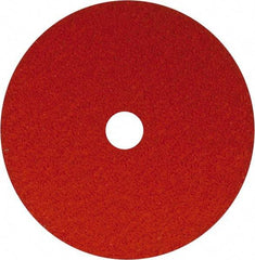 Norton - 7" Diam 7/8" Hole 24 Grit Fiber Disc - Ceramic, Series R980P - Eagle Tool & Supply