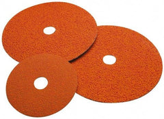Norton - 7" Diam 7/8" Hole 120 Grit Fiber Disc - Medium Grade, Ceramic, Series R980P - Eagle Tool & Supply