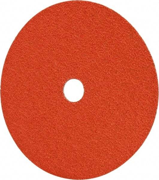 Norton - 7" Diam 7/8" Hole 36 Grit Fiber Disc - Medium Grade, Ceramic, Series R980P - Eagle Tool & Supply