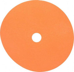 Norton - 7" Diam 7/8" Hole 60 Grit Fiber Disc - Medium Grade, Ceramic, Series R980P - Eagle Tool & Supply