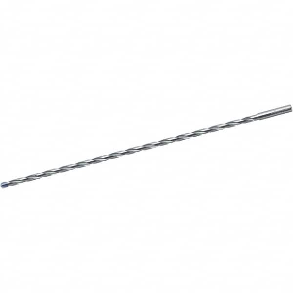 Walter-Titex - 1/4" 2-Flute Solid Carbide Extra Length Drill Bit - Eagle Tool & Supply