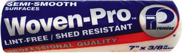 Premier Paint Roller - 3/8" Nap, 7" Wide Paint General Purpose Roller Cover - Medium Texture, Woven & Polyester - Eagle Tool & Supply