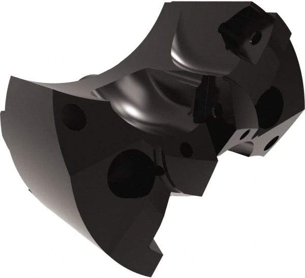Allied Machine and Engineering - Series APX 70, 71.44mm Max Diam Pilot Insert Drill Head - T-A 2 Pilot Drill, 1-7/32" Pilot Drill Diam, 2 Nonpilot Inserts - Eagle Tool & Supply