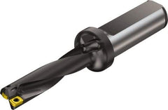 Sandvik Coromant - 6.404" Max Drill Depth, 4xD, 1.562" Diam, Indexable Insert Drill - 2 Inserts, 1-1/2" Shank Diam, Flange Shank - Eagle Tool & Supply