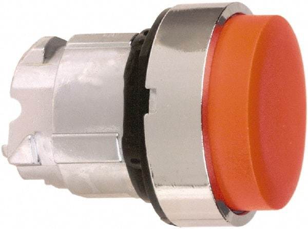 Schneider Electric - 22mm Mount Hole, Extended Straight, Pushbutton Switch Only - Round, Red Pushbutton, Nonilluminated, Momentary (MO) - Eagle Tool & Supply