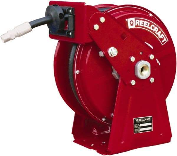 Reelcraft - 35' Spring Retractable Hose Reel - 4,800 psi, Hose Included - Eagle Tool & Supply